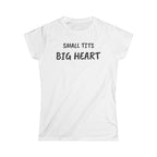 "small tits, big heart" - licked
