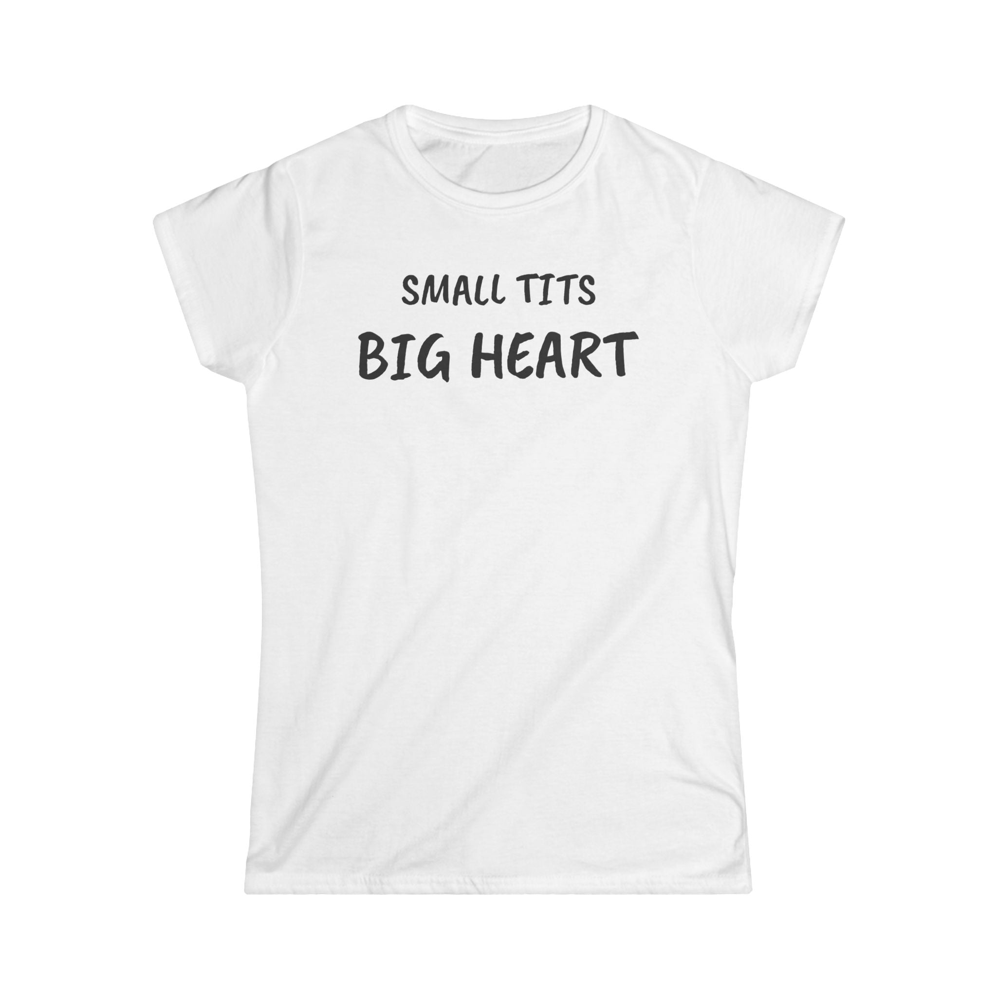 "small tits, big heart" - licked