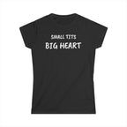 "small tits, big heart" - licked