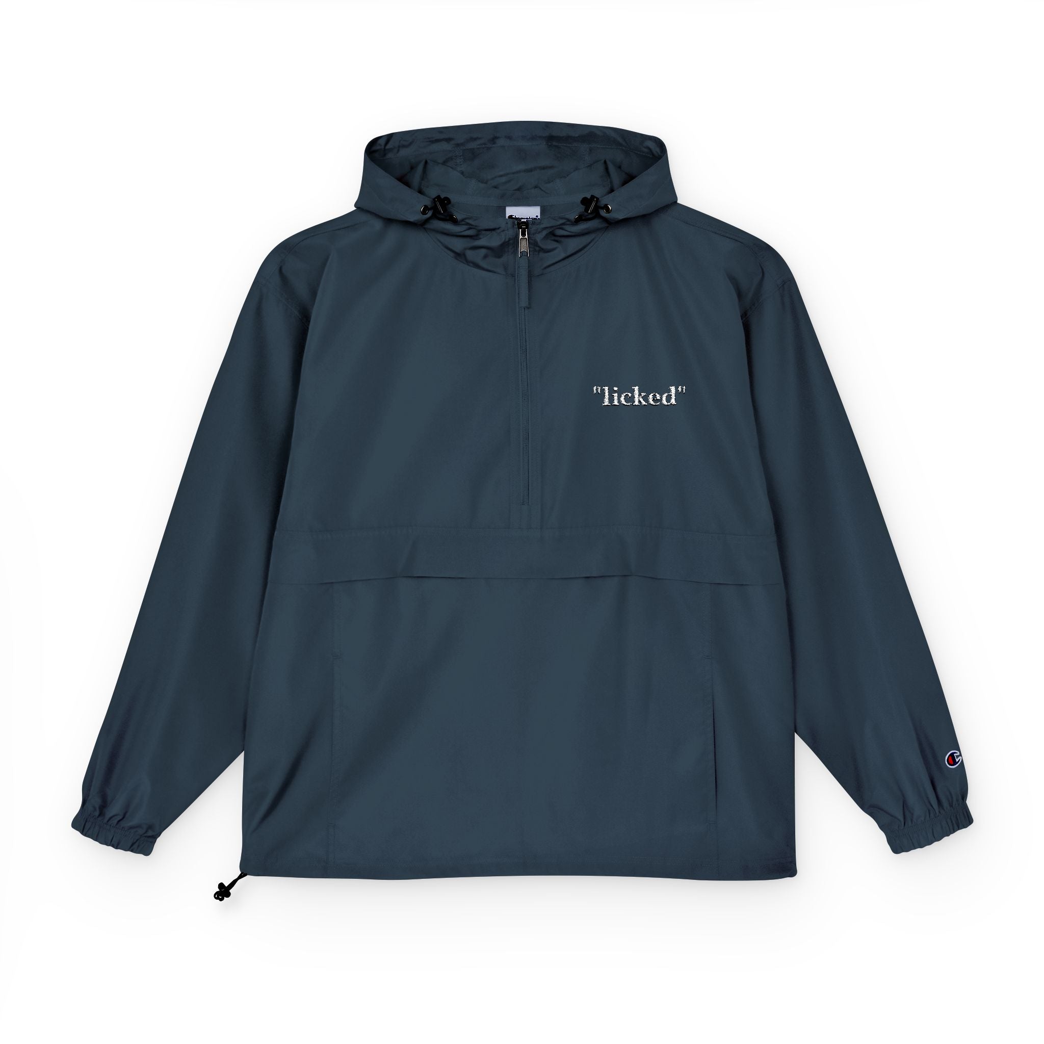 "licked" Windbreaker Navy Blue - licked