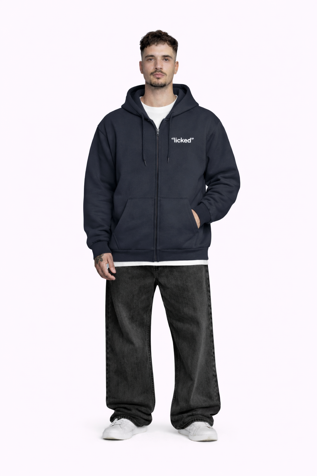 "licked" Zip Hoodie - licked