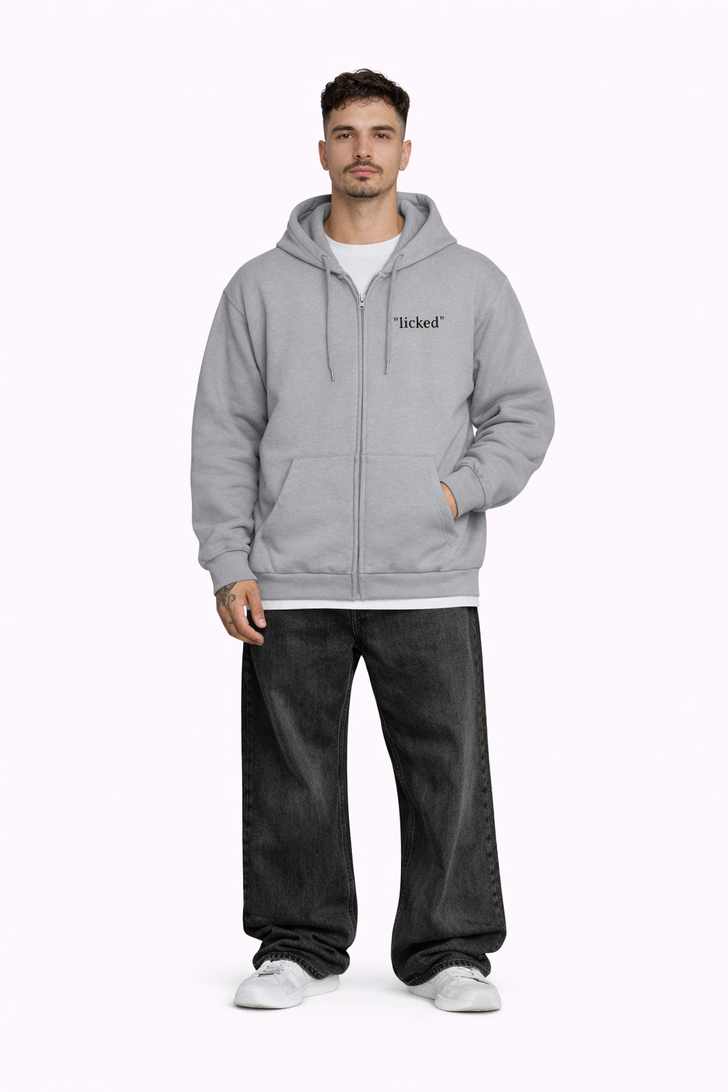 "licked" Zip Hoodie - licked