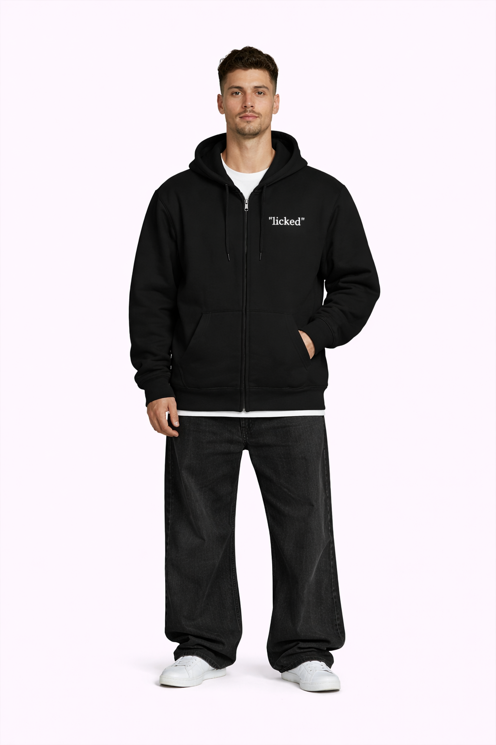 "licked" Zip Hoodie - licked