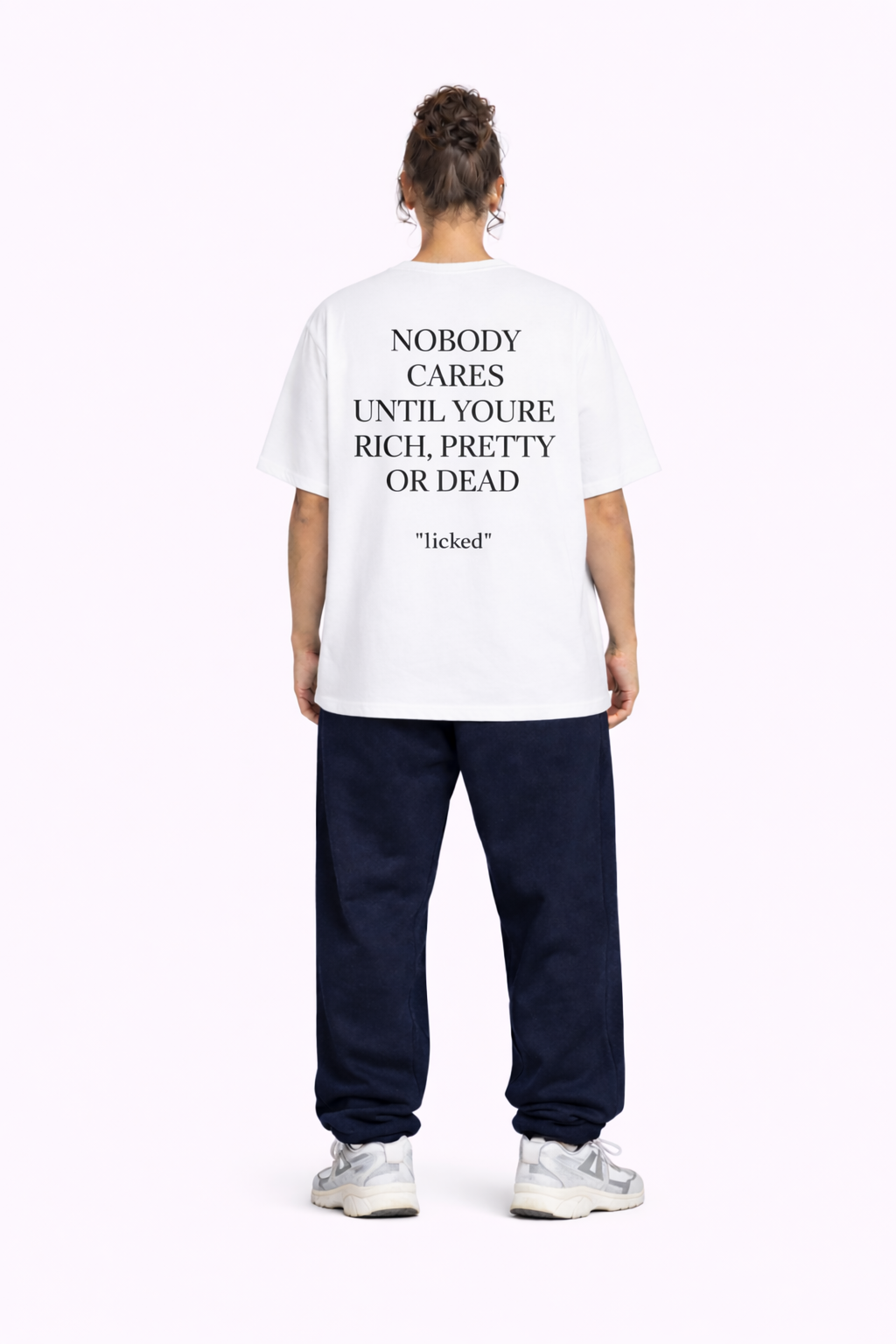 "nobody cares" - licked