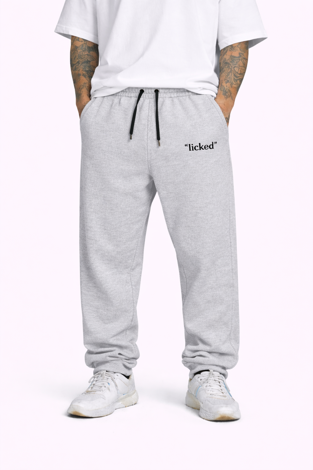 "licked" Jogger Grau - licked