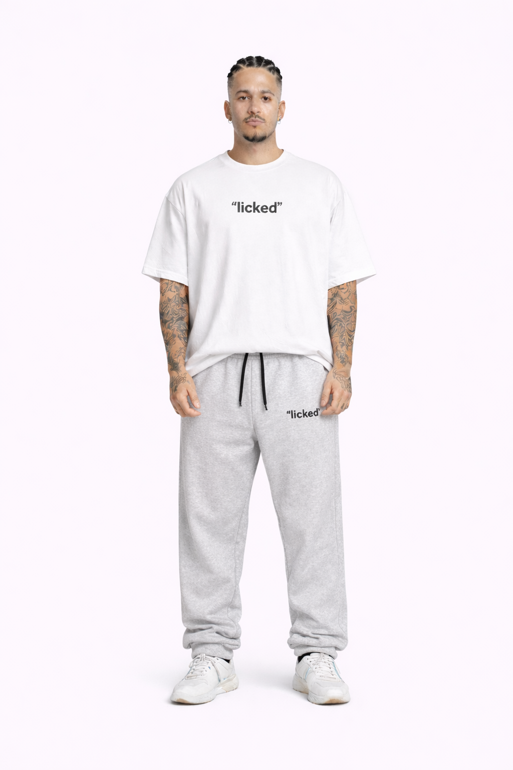 "licked" Jogger Grau - licked