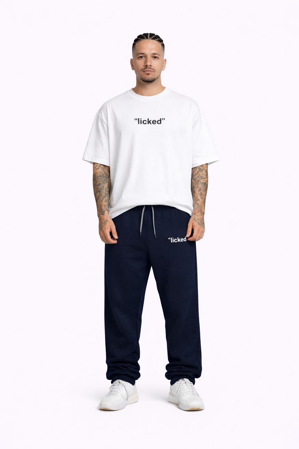 "licked" Jogger Navy Blue - licked