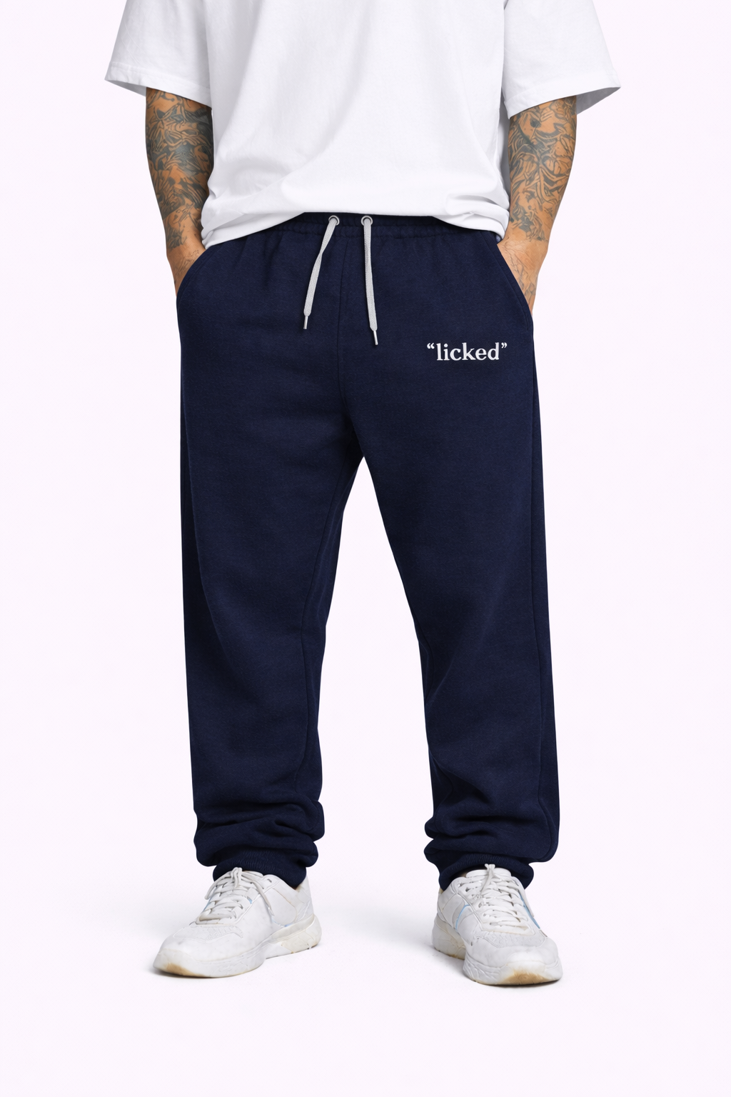 "licked" Jogger Navy Blue - licked