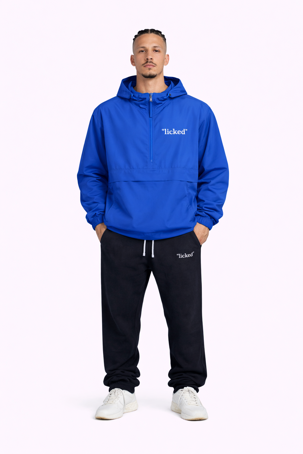 "licked" Windbreaker Hellblau - licked
