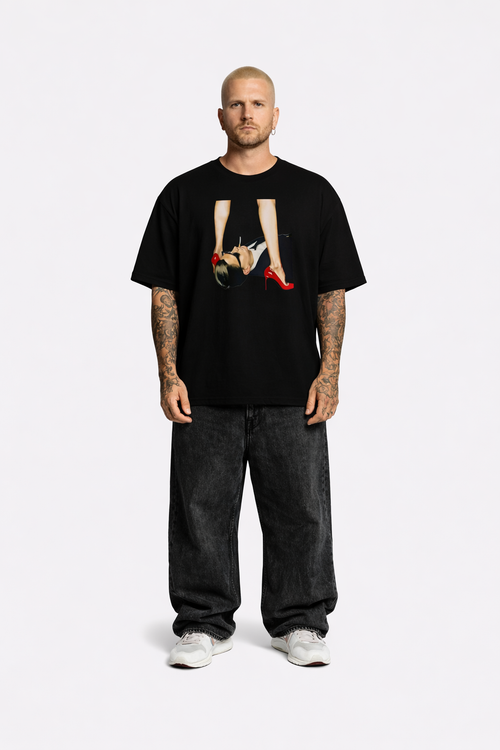 "Step on me" - licked