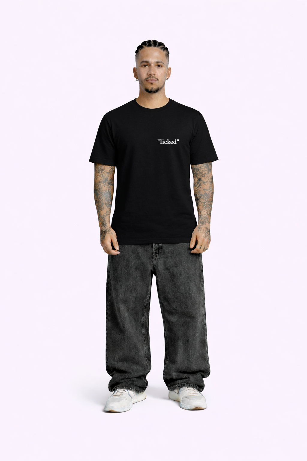 "licked" - licked